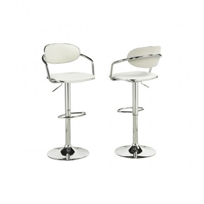 ADJ. BAR STOOL WHITE